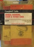 Campbell Cable Animal Runner,leash, Tether Line 25FT 597-7020. Fixed Price $8.50.