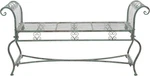 Outdoor Collection Brielle Victorian Scroll Antique Dark Green Wrought Iron Benc. Fixed Price $291.99.