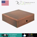 Nuvo Iron Eazy Cap Flat Pyramid Post - Copper, 3.5" X. Fixed Price $12.99.