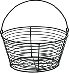 Miller Manufacturing Egg Basket Small Heavy Duty Wire Securely Welded Black. Fixed Price $16.57.