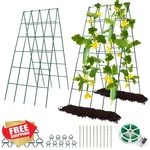 Rifny Cucumber Trellis 2PC Metal 16.5X40" Climbing Plants Vegetable. Fixed Price $64.99.