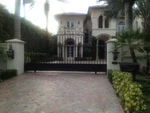 Monumental Cast Iron Victorian Style Driveway Gates DG3078. Fixed Price $7500.00.