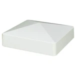 Outdoor Essentials White Vinyl Pyramid Fence Post Cap, 5 Inch X. Fixed Price $7.99.