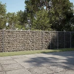 Gabion Basket With Cover 196.9"X39.4"X39.4" Galvanized Iron. Fixed Price $941.08.