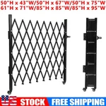 Single Folding Security Gate Door Retractable Driveway. Fixed Price $94.99.