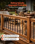 125 Pack Deck Balusters, 3/4 Square X 26 Long Aluminum Railing Spindles, H. Fixed Price $270.14.