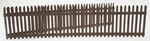 Dollhouse Miniature Rusty Picket Fence. Fixed Price $8.24.