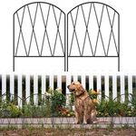 24 Pack Decorative Garden Fence Animal BARRIER,25FT(L) X 16IN(H) Rustproof Me.... Fixed Price $64.61.