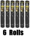 Midwest Air 889240A 3' 25' 3/4" Mesh Hexagonal Black Pvc Poultry Netting -6 Pk. Fixed Price $209.93.