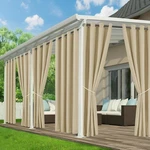 Outdoor Curtains For Patio Waterproof - 6 Panels Privacy Weatherproof Outside. Fixed Price $89.82.