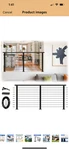 Zylorix 8FT Cable Railing System Lot (2 Kits) Black Stainless Steel Posts Diy. Fixed Price $151.99.