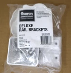 Fiberon Armorguard Composite Deluxe White Plastic Railing Brackets Hardware Kit. Fixed Price $19.98.
