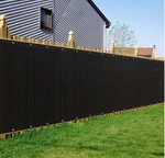 6FT X 50FT Heavy Duty Privacy Fence Screen Private 90% Blockage Uv Treated Black. Fixed Price $59.95.