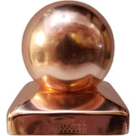 3.5" X Solid Copper Ball Cap For True/actual Wood Posts. Fixed Price $28.99.