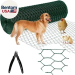 Chicken WIRE48INX150FT, Premium Fencing, Mesh, Green. Fixed Price $160.55.
