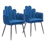 Zuo Modern Noosa Dining Chair Set Of 2, Navy Blue - 109654. Fixed Price $384.99.