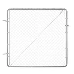 Chain Link Fence Gate 32"X46" 72"X70" 72"X48" Galvanized Steel Yard Garden. Fixed Price $104.13.