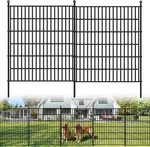 Toolterritary 5 No Dig PANELS-12.1 Ft(l) X 32 In(h) With Gate, Black. Fixed Price $92.41.