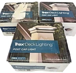 3 New Trex Deck Lighting 4X4 Post Cap Led Open Box - Damage. Fixed Price $255.00.