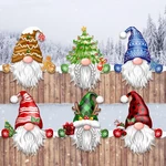 Trewave Christmas Gnome Fence Peeker Decorations Outdoor Peeking Garden Red. Fixed Price $18.99.