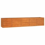 Garden Raised Bed Rusty Corten Steel 157.5 31.5 30.3 In Vidaxl. Fixed Price $227.99.