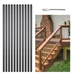 Vevor Deck Balusters 101 Pack 32 Aluminum Staircase Spindles W/ #19 Drill Bit. Fixed Price $149.99.