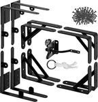 Heavy Duty Anti-sag Gate Kit 90 Bracket Hinges Wooden Fence 2 Sets Us. Fixed Price $57.64.
