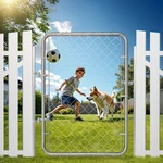 Vevor Chain Link Fence Gate 32"X46" 72"X70" 72"X48" Galvanized Steel Garden. Fixed Price $49.99.