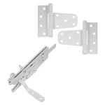 National Hardware Vinyl Fence Gate Kit N343 442 White Hinges & Latch. Fixed Price $24.73.