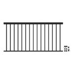 Versarail Barrette Outdoor Living Aluminum Level Kit 6' X 36" Matte Black. Fixed Price $262.85.