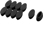 Uxcell Table Chair Leg Plastic Oval Pipe Tube Insert Cap 20 39MM 10 Black. Fixed Price $19.70.