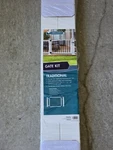 Veranda Rail Gate Kit 36IN. To 48IN. Poly-composite White W/ Metal Balusters. Fixed Price $149.95.