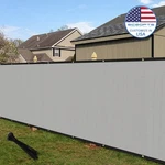 Ecoopts 4FT Gray Fence Privacy Screen Shade Cover Mesh Coth Balcony Yard Garden. Fixed Price $220.99.