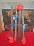 4 Pk Milwaukee Empire 21" H 100 Long-lasting Orange Steel Stake Marking Flags. Fixed Price $49.99.