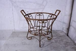 15" Twisted Plant Stand - Outdoor Patio Metal Flower Basket Wrought Iron. Fixed Price $109.95.