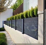 Aluminum Decorative Panels Cast Fence Fencing For Gardens. Fixed Price $2100.00.