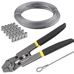 Stainless Steel Wire Cable Crimping Tool Kit, Cutter &crimper 1/16'', Silver. Fixed Price $40.63.