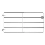 Field Gate Farm For Poultry Animals Garden Door Silver Vidaxl. Fixed Price $213.99.