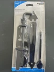 National Hardware Heavy-duty Ornamental Gate Latch, Satin Black (178-616) Fs. Fixed Price $19.99.