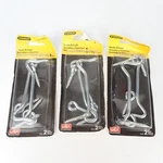 Stanley Hooks & Eyes Zinc-plated Gate Door Latch Set 75-0700 3 Packs (new). Fixed Price $26.00.