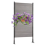 Metal Outdoor Privacy Screen With Stand, 3 Ft X 6 Pe-coating Steel Pip.... Fixed Price $228.99.