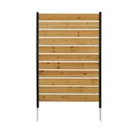 Enclo Privacy Screens Fence Cedar Wood Slatted Flat-top Panel Decor 5FT X 3.2FT. Fixed Price $126.49.