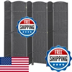 Homcom Room Divider Panel Folding Privacy Screen 5.6 Tall Freestanding Wall. Fixed Price $139.99.