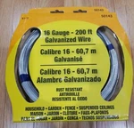 New! 16 Gauge Galvanized Wire 200FT,NO 50143, The Hillman Group. Fixed Price $50.00.