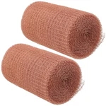 Funsuei Pack Copper Mesh Roll, 5 Inch X 32 Feet Wire Knitted Gold. Fixed Price $30.43.