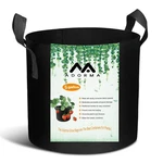 12 Packs 5 Gallon Grow Bags, Heavy Duty 300G Thickened Nonwoven Fabric Plant .... Fixed Price $26.52.