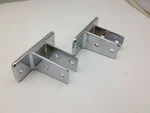 (19)JACKNOB #1600 Two Ear Die Cast Zamac Chrome Urinal Screen Brackets 7/8" New. Fixed Price $39.99.
