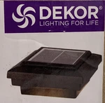 Dekor Savvy Solar Led Fence Post Cap By Lighting Oil Rubbed Bronze 5&1/8. Fixed Price $65.85.