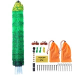 Vevor Electric Netting Fence Kit Pe Fencing 48"H X 168'L With Posts Spikes. Fixed Price $215.99.