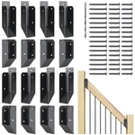 201 Stainless Steel 2" X 4" (1 3 Actual) Deck Railing 45 Stair Connecto. Fixed Price $115.99.